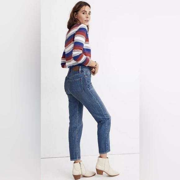 Madewell The Momjean in Downey Wash - Picture 3 of 9